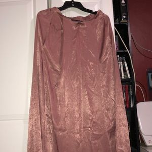 Naked wardrobe satin pants with slits